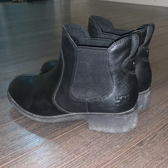 UGG Shoes Ugg Womens Black Leather Bonham Chelsea Boot Poshmark